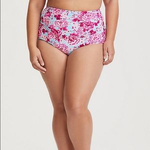 Torrid Floral High Wasted Bottoms